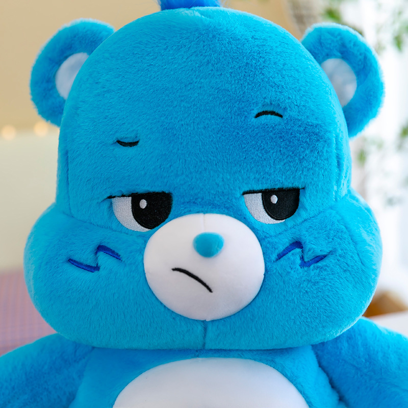 Oso de peluche arcoíris con ojos brillantes, muñeco de peluche, compañero infantil, regalo de cumpleaños, venta al por mayor, elementos arcoíris