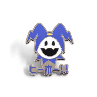 Jack Frost Enamel Pin Role-Playing Game Goddess Rebirth Badge Cute Accessories Game Fan Decoration (Yaxa sancaqları) - blue-b17-03-f05