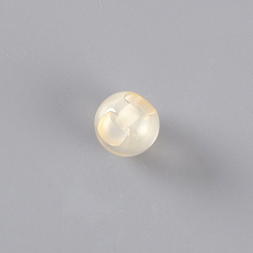 New Chinese Style Cheongsam Round Beaded Buttons, Tangzhuang Resin Imitation Jade Bead Fasteners, Colorful Retro DIY Buttons