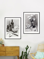 PK7J細窄邊框鋁合金畫框裝裱掛牆A4a3相框16寸大尺寸海報框架展示