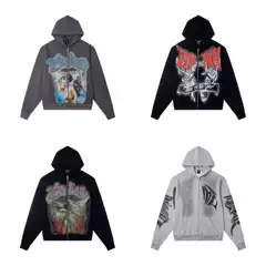 25 High Quality Cross-border Foreign Trade European and American Streetwear Autumn/Winter New Classic Letter Cardigan Loose Coat Wholesale