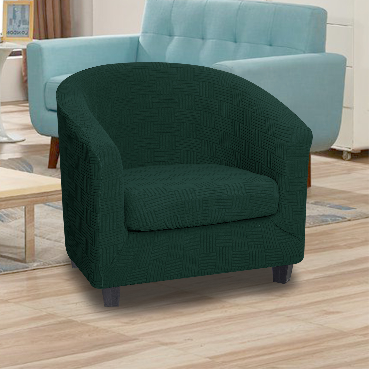 Housse de canapé élastique minimaliste protecteur meuble lavable_voghion.com