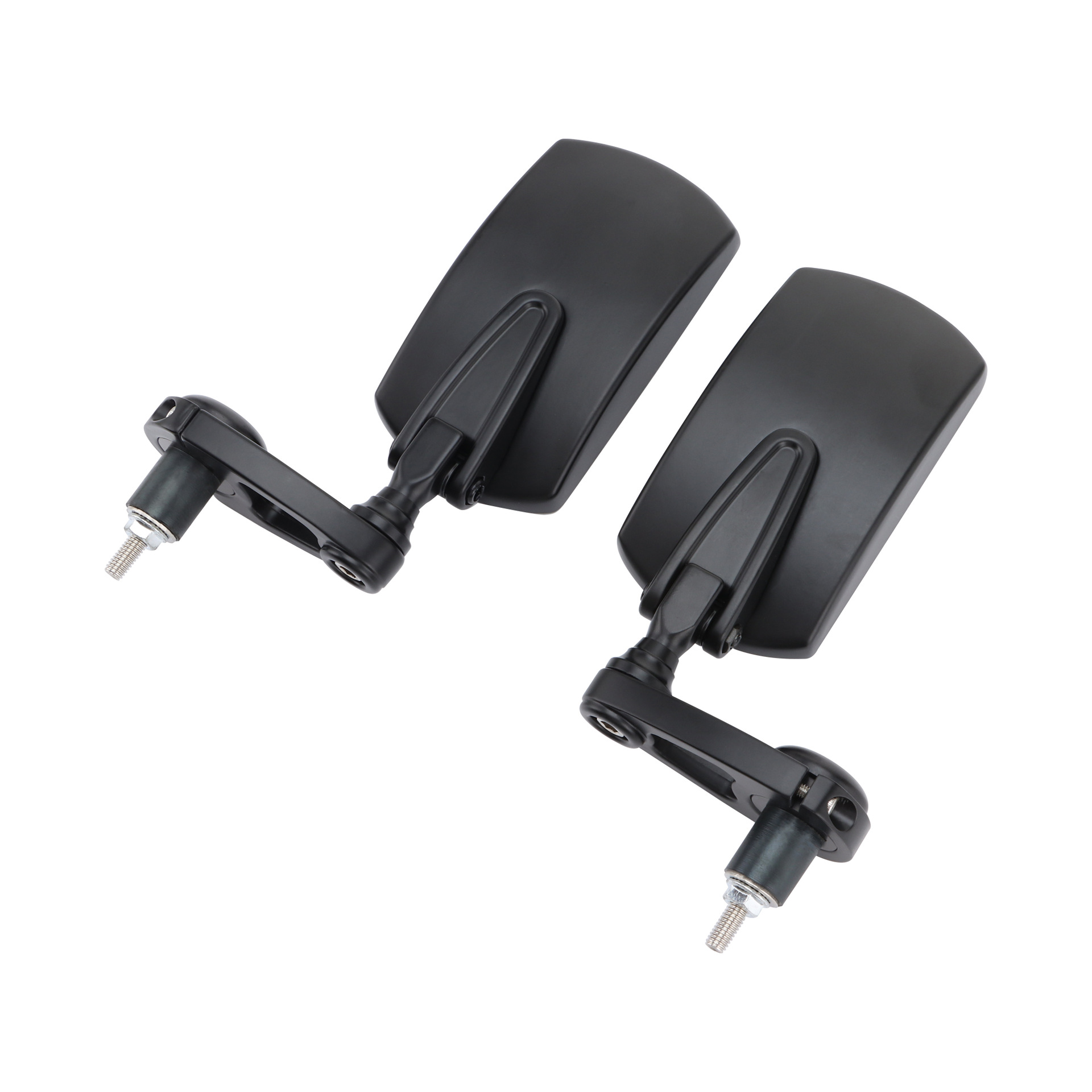 GOOFIT rearview mirror suitable for motorcycle 360 ° adjustable 17-19mm handle mirror rearview mirror black