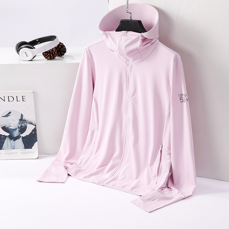 2023 nueva ropa de piel para hombres al aire libre ropa de protección solar pareja ropa de protección solar encapuchada mujer chaqueta de sombrilla de verano