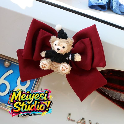 New Shirley Rose Car Rear Doll Rear Tail Pendant Car Decoration Car Rear Doll Car Butt Cute Female
