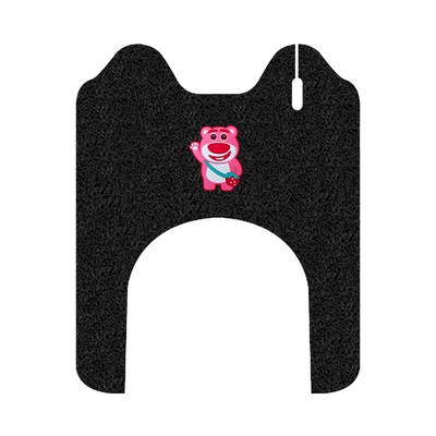 Electric vehicle foot mat – happy CQ700 electric tricycle - emma-happy-cq700-foot-mats-pink-bear-free-velcro