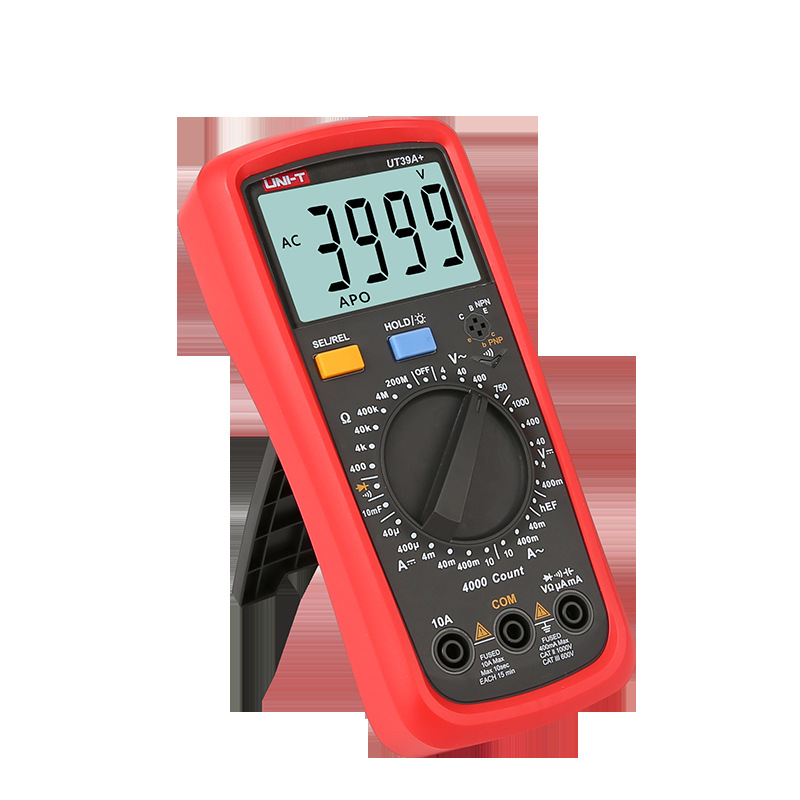 UT39A+优利德万用表数字自动数显万用表带背光电工万用表