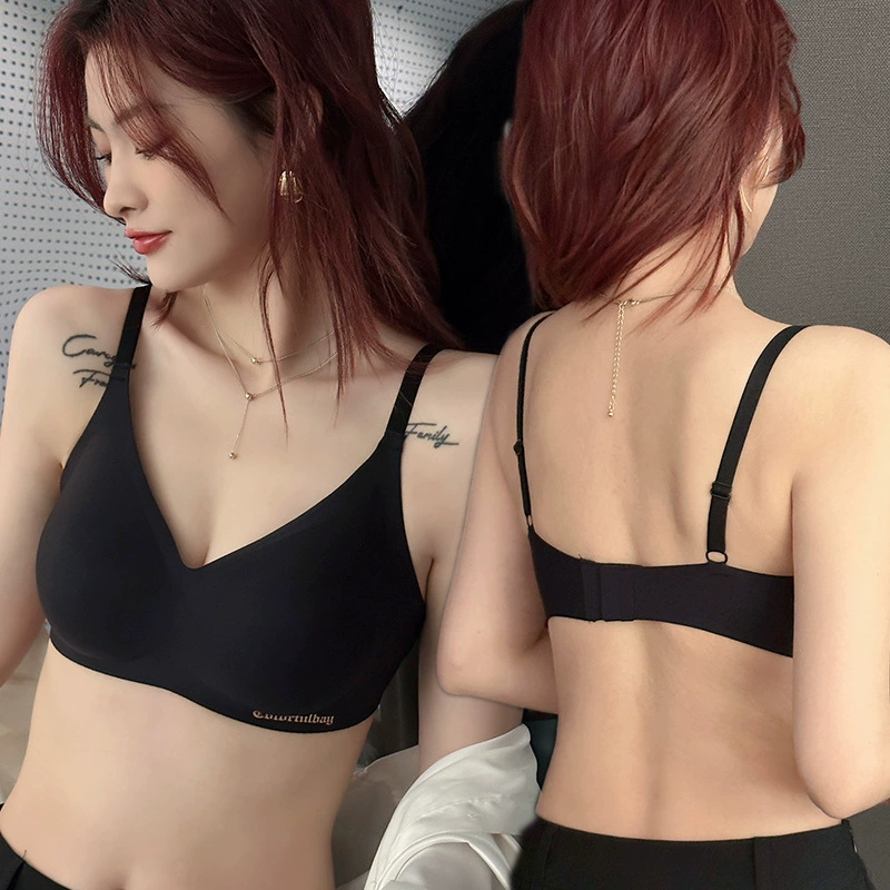 Бельё, бюстгальтер push-up, тонкий бесшовный бюстгальтер, топ-бра, 3D