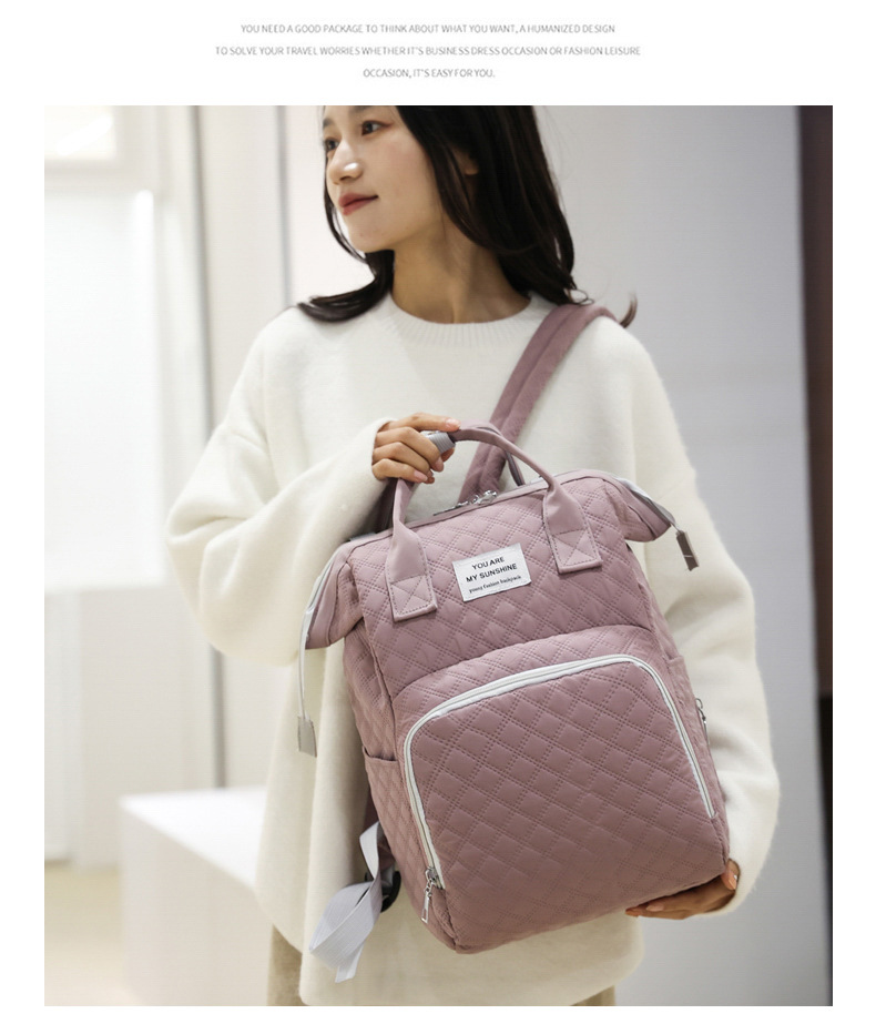 Fashionable Korean-style double-shoulder mommy bag, multi-functional maternity bag, large-capacity baby and maternal products storage bag, milk storage bag undefined