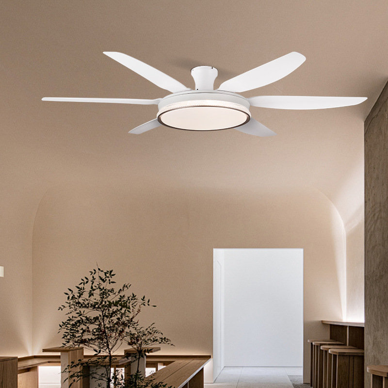 Ventilador de Techo con Luz Inverter de 64 Pulgadas de ABS con Control Remoto para Sala de Estar