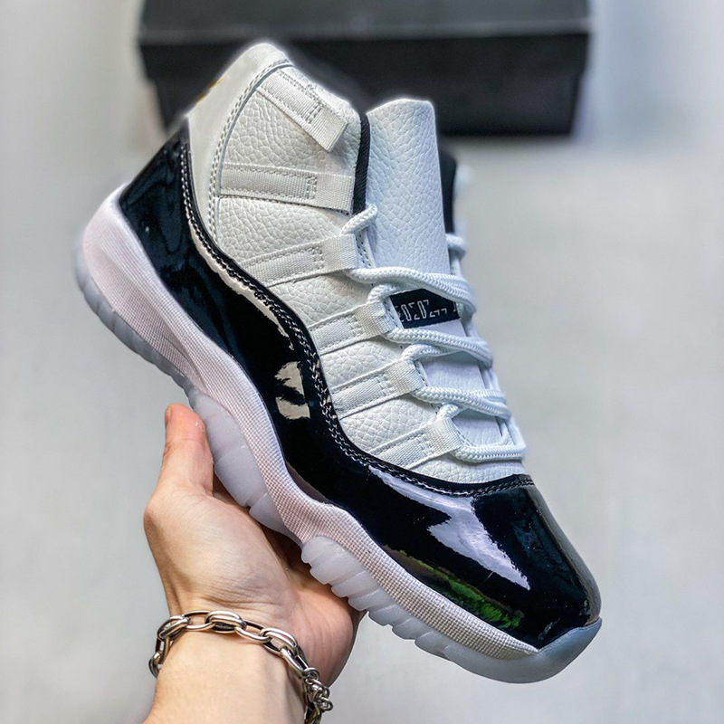 Transfronterizo Putian zapatos aj11 Gamma Azul Gran Demonio zapatos deportivos zapatos de carrera frescos gris negro rojo Joe 11 zapatos de baloncesto de alto nivel