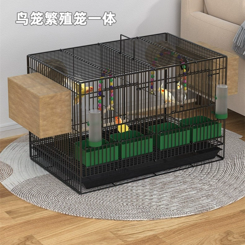 Попугай клетка птица вилла птичье гнездо голубиная клетка толстая ржавчина железная лента пищекоробка перегородка птичья клетка большая птичья клетка