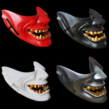 万圣节新品COSPLAY白鬼院凛凛蝶般若面具鬼头般若舞会半脸面具