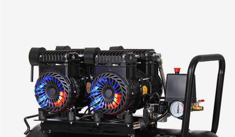 Small Oil-Free Silent Air Compressor High-Pressure 220V Household Decoration Spray Painting Woodworking Air Compressor Export