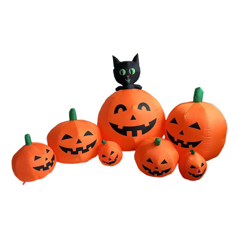 ハロウィンの装飾カボチャのランプの空気モデルのデパートのパーティーの屋外の雰囲気のシーンの配置の発光の道具の置物のペンダント|undefined