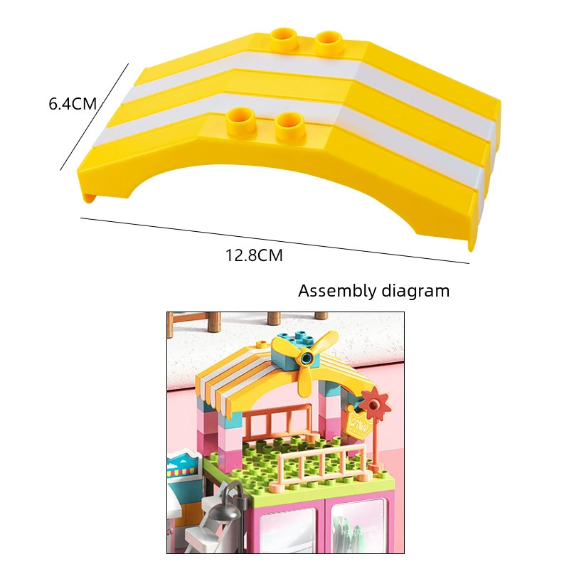 Constructor, castle, plastic toy