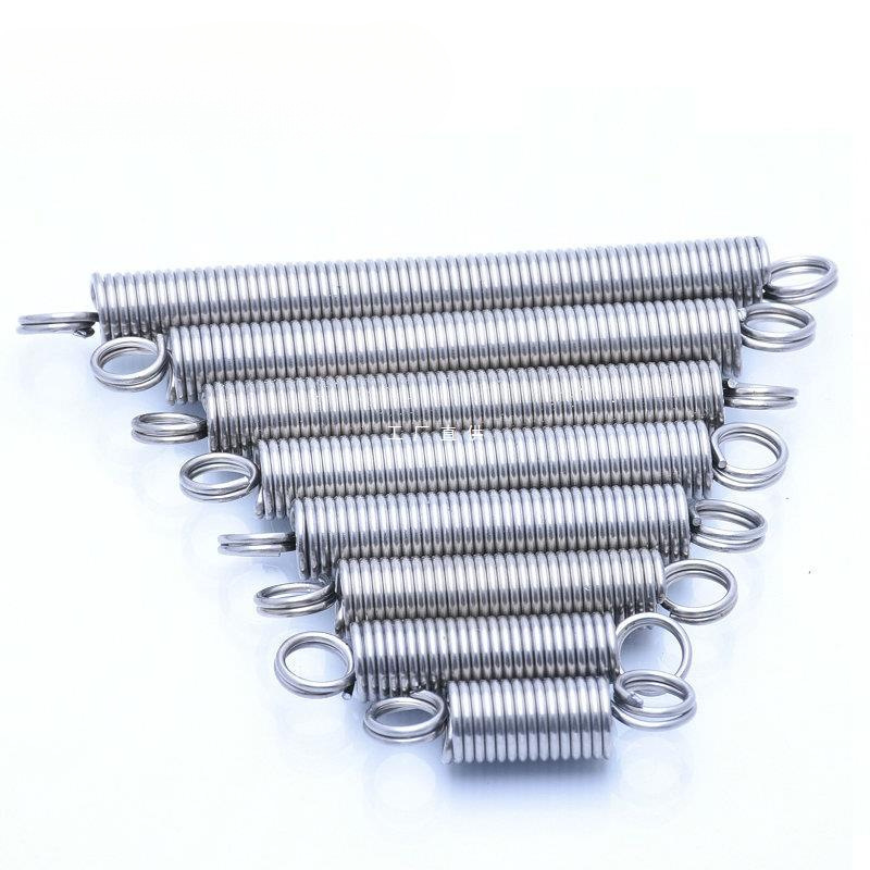 0.3*3 圆环拉簧304不锈钢拉簧拉力弹簧 拉伸闭口圈拉簧闭口钩拉簧