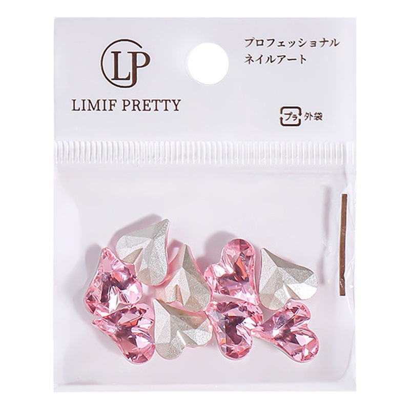 Nuevo flash melocotón corazón amor diamante puntiagudo Fondo diamante K9 accesorios de uñas al por mayor