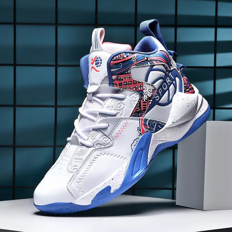 851 화이트 블루 가죽 방수