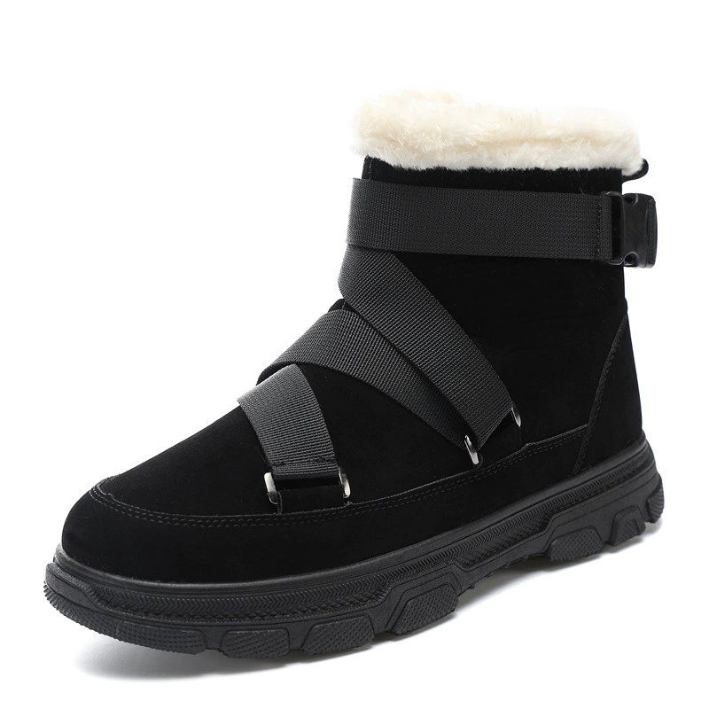 Ботинки Martens, зимние тёплые, с флисовой подкладкой, платформа