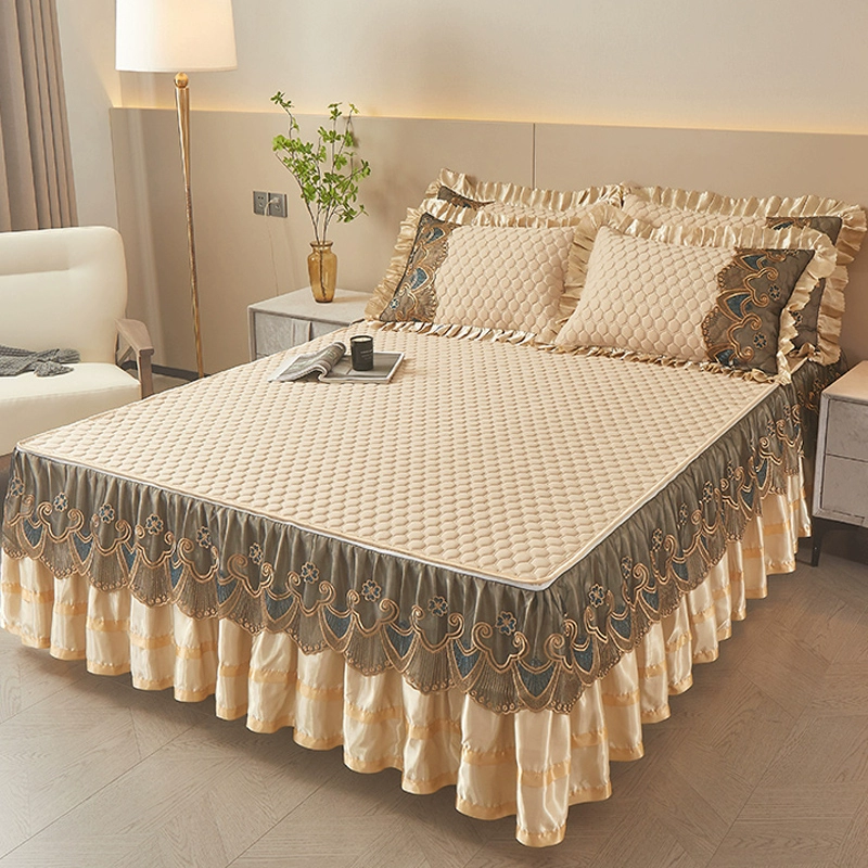 Матрац? Actually input: "Mat, set, silk removable bedspread, European style, 3 piece set"