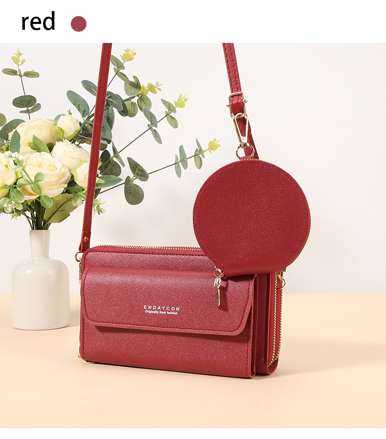 146g Weight Zipper Closure Type Single Shoulder Strap Strap Type Crossbody Bag Bags Type Holiday, Daily Occasion PVC Material Solid Color Pattern All Seasons Season Women's Gender Vintage Style, Classic Style Style Square Shape Small Size Women's Solid Color PVC Zipper Phone Wallets 11