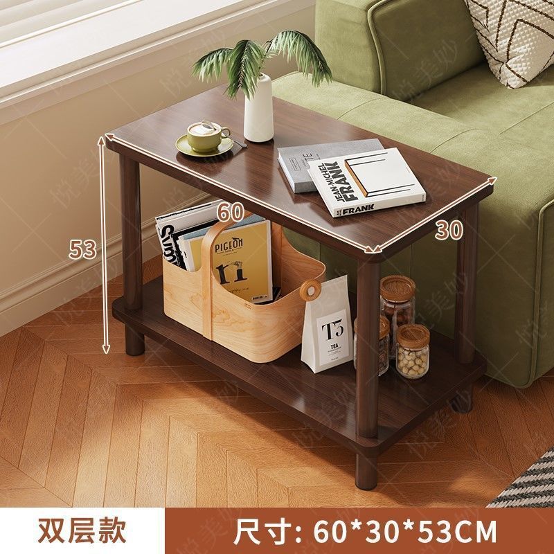 简约床头柜客厅小桌子沙发边几茶几卧室床头桌简易出租屋家用饭桌|undefined