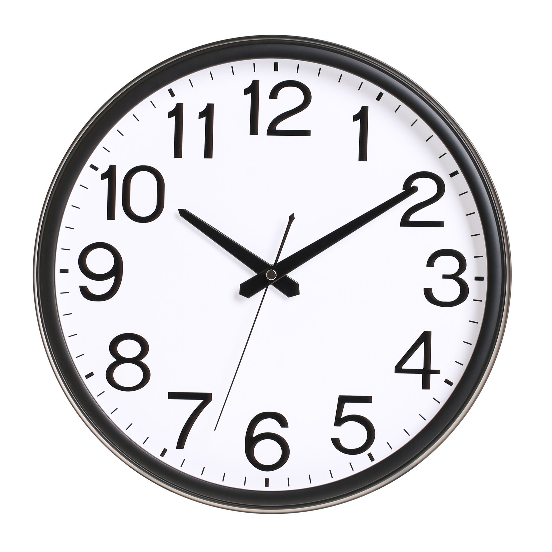 Fábrica personalizada al por mayor de gran tamaño mudo reloj creativo Reloj de pared simple sala de estar montado en la pared Reloj de pared sin perforar image 9