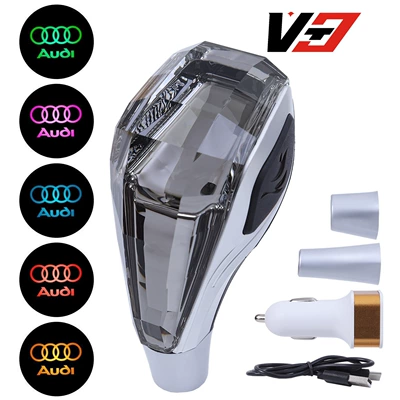 Trade Car Modification Luminous Crystal: Cab and accessories - audi-gray-crystal-with-light-on-both-sides