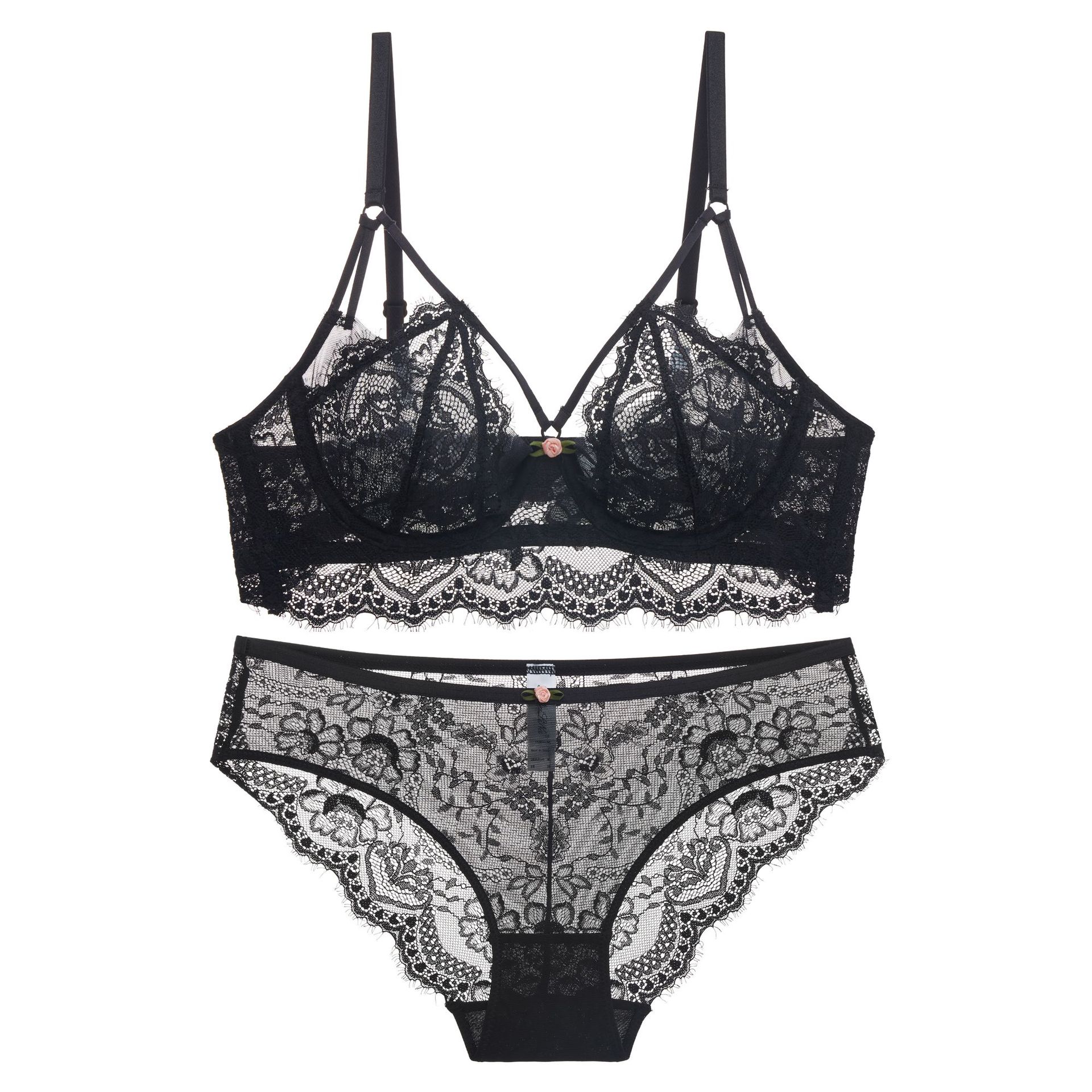 Reggiseno da donna in pizzo sexy piccolo con coppa sottile e grande seno, nuovo modello estivo 2015_voghion.com