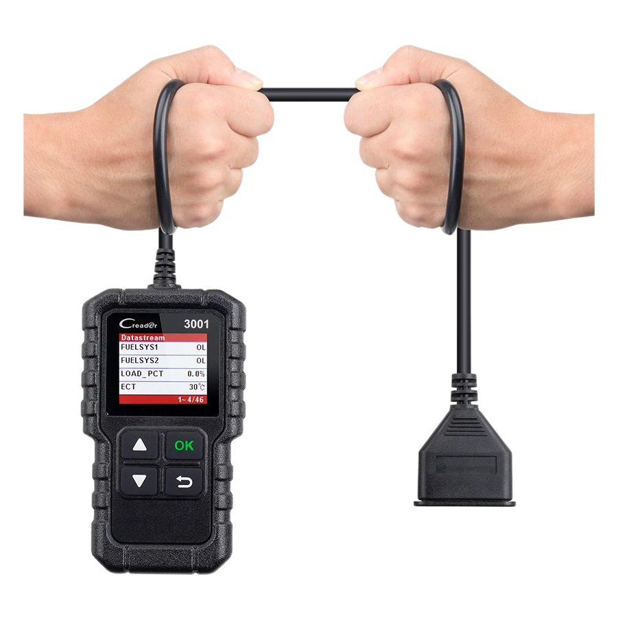 Yuanzheng LAUNCH X431 Creader /CR3001 OBD II полнофункциональная карта для считывания кода зарубежная английская версия