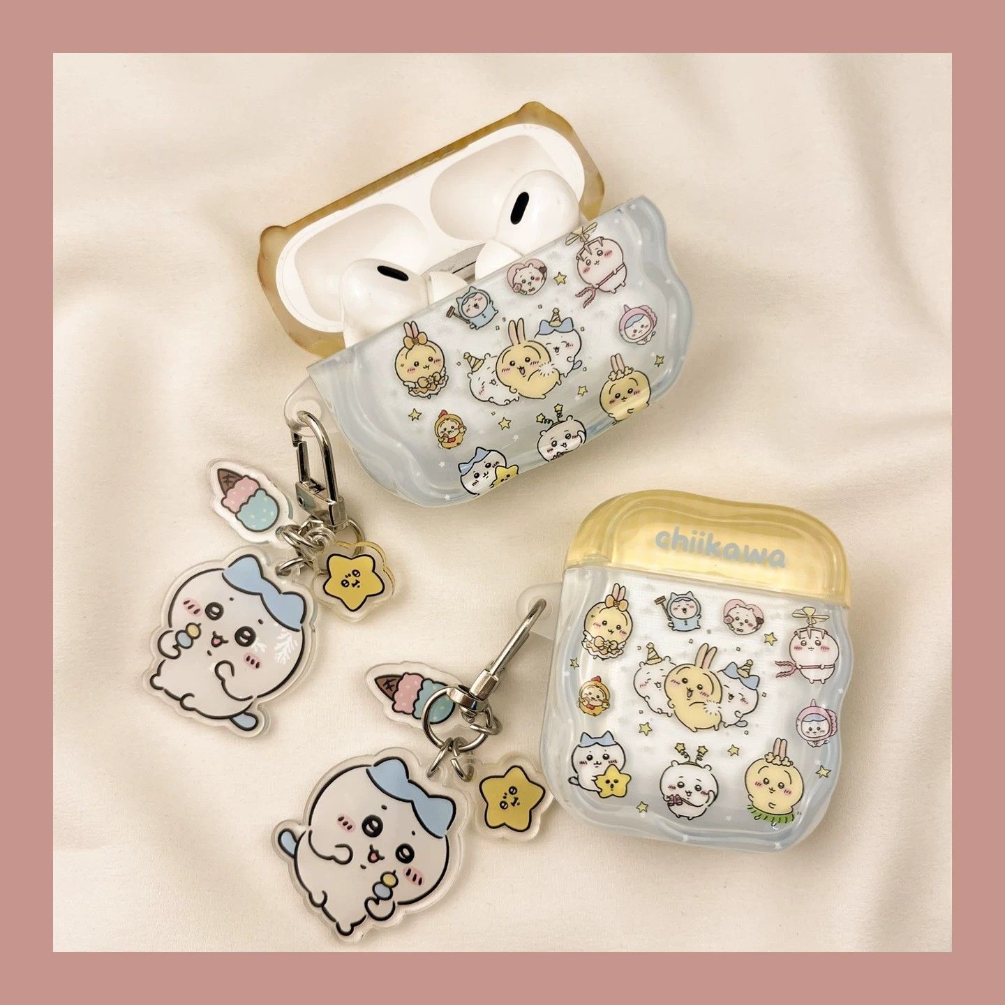 Star Ji Kawa para AirPods 4 generación de auriculares AirPod Pro 2 generación 3 caso de protección Bluetooth image 2