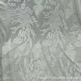 现货热卖上衣连衣裙立体感暗纹绒布垂感好可印花针织弹力丝绒烧花