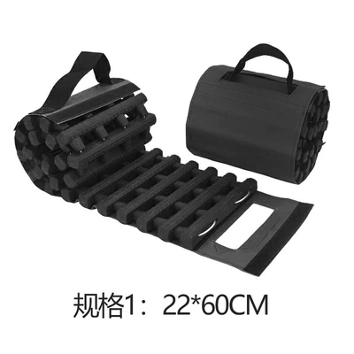 Car Traction Tracks, Off-Road Vehicle Snow Anti-Slip Boards, Self-Rescue Equipment, Anti-Skid Chains for Self-Driving Tours, and Recovery Straps (Kempinq və səyahət) - 60cm