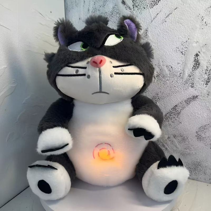 新しいクロスボーダー発光呼吸ぬいぐるみ同行睡眠カワウソぬいぐるみおもちゃ卸売|undefined