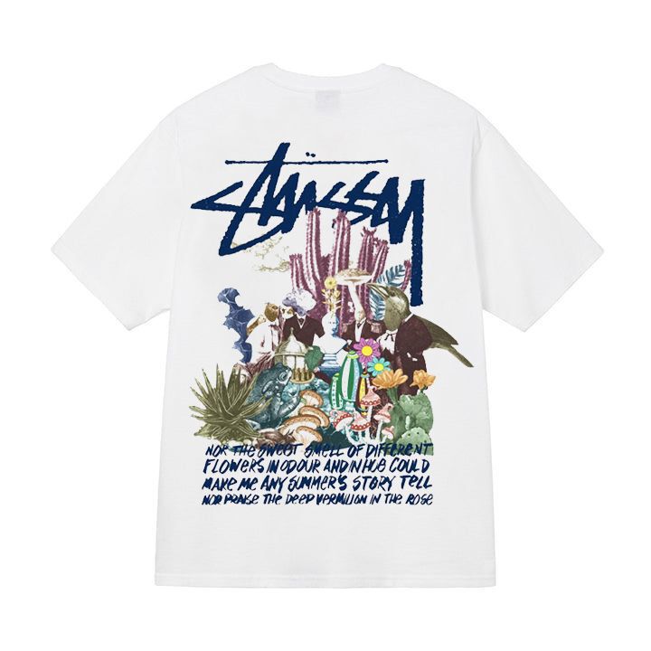 Stussy対外貿易で作られた品質2025新型スチュアート半袖tシャツ270g重ポンド高品質男女|undefined