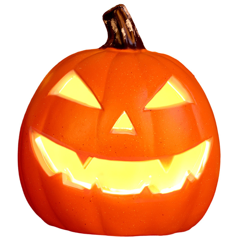 Nueva linterna de calabaza de Halloween, tienda de patio, decoración de escena, decoración, calabaza grande brillante