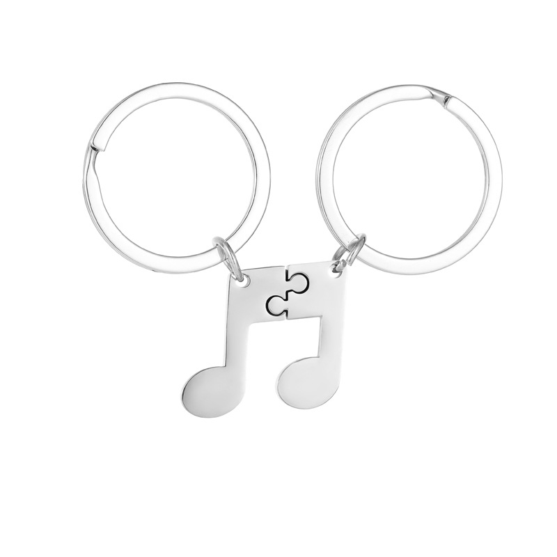Simple Style Style Simple Style Notes 201 Stainless Steel Valentine'S Day Unisex Keychain
