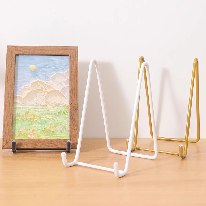 Desktop Photo Frame Stand Medal Certificate Display Stand Base Support Vertical Glass Photo Tablet Bracket Table