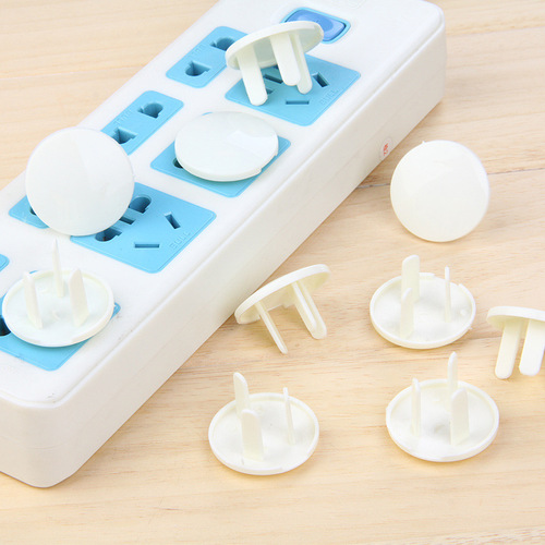 Manufacturer Direct Sale Children's Safety Plug Cover Baby Anti-Electrocution 2-Pin 3-Pin Two-Hole Three-Hole Power Socket Cover