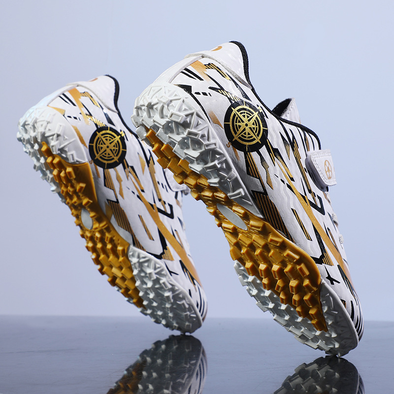 ShoeGlobe In Stock Cross-Border Soccer For Men With Velcro TF Cleats Long Student Youth Training Shoes Competition Spikes_voghion.com