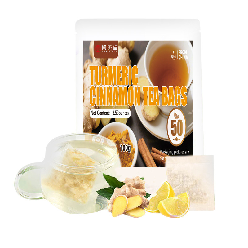 Lemon and Ginger Herbal Tea Bags 60 Tea Bags 120g Sugar Free Daily Wellness Brew key features