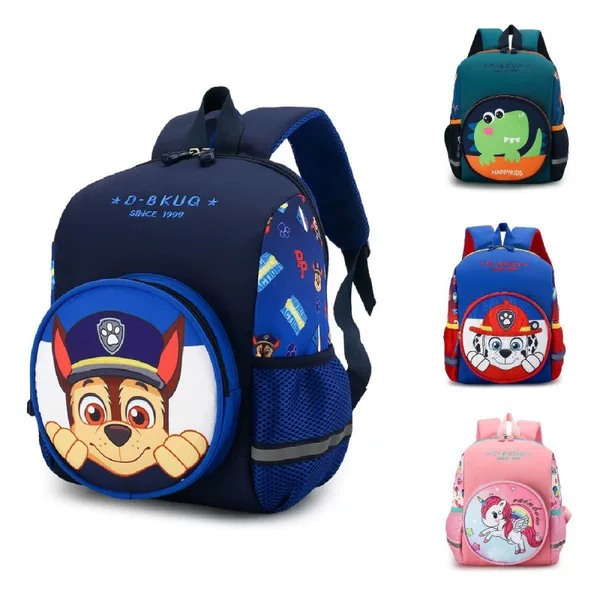 New Kindergarten School Bags Children's Cartoon Cute Lightweight Backpacks for 3-6 Years Old Babies in Small, Medium, and Large Classes Wholesale