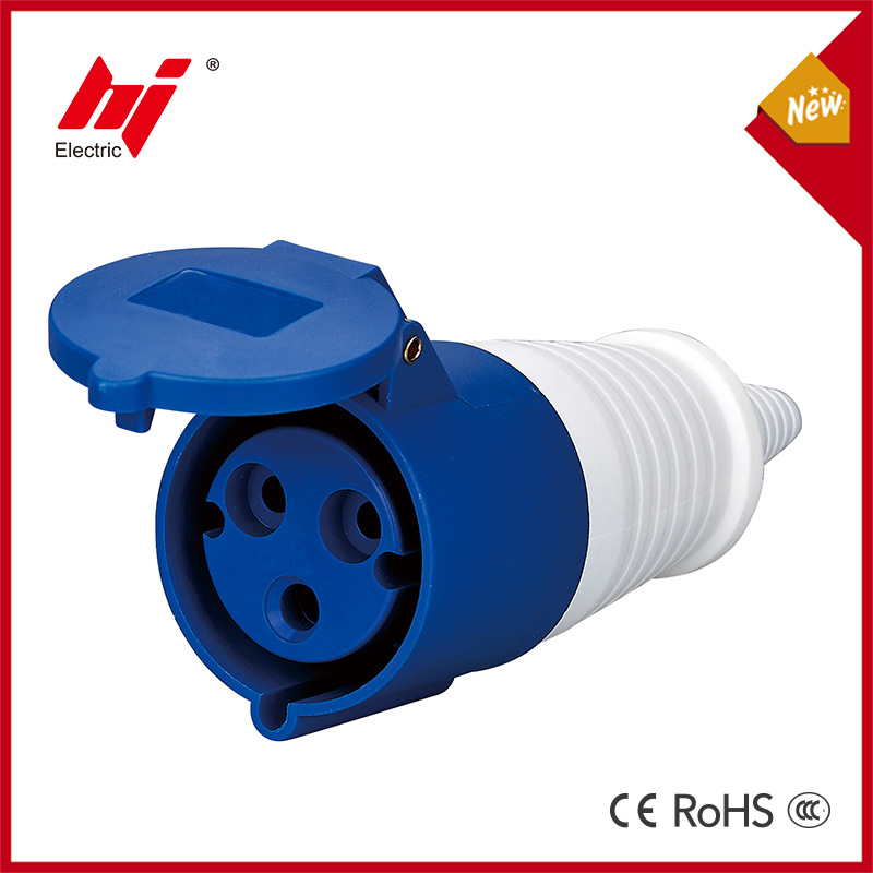 IP44工业连接器16A 3P 230V插头插座 IEC/CEE国际标准耦合器