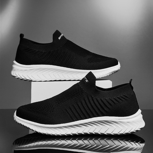 A19 men's and women's fly knit socks shoes spring and summer low-top mesh mesh one-leg breathable couple running sneakers