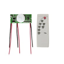 已焊线遥控红外人体感应太阳能灯电路板3.2V3.7V太阳能路灯控制板