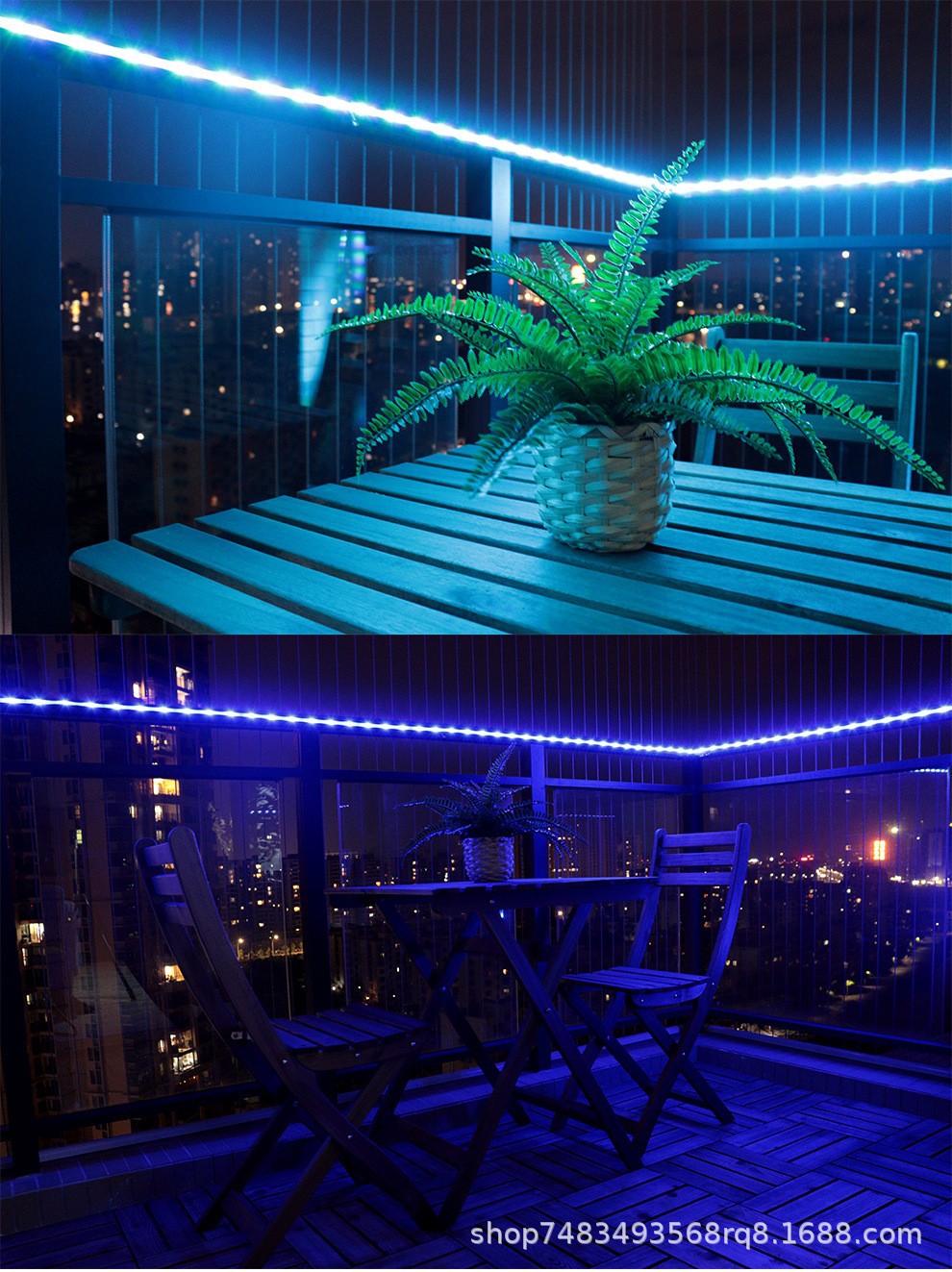 LED灯带吸塑套装低压12v 2835防水54灯rgb七彩装饰背景彩色氛围灯-阿里巴巴