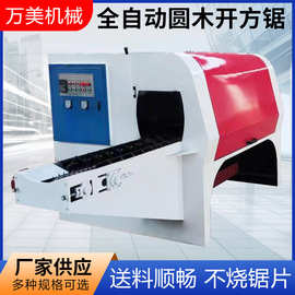 厂家定制圆木方木多片锯大型多功能圆木开板锯自动进料圆木开料锯