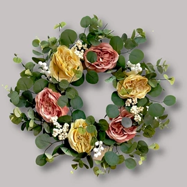 圣诞花环;仿真绿植;圣诞装饰品