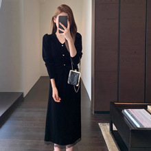 优雅气质！ 贵气时髦丝绒小衫收腰显瘦上衣女2025秋冬新款G101605